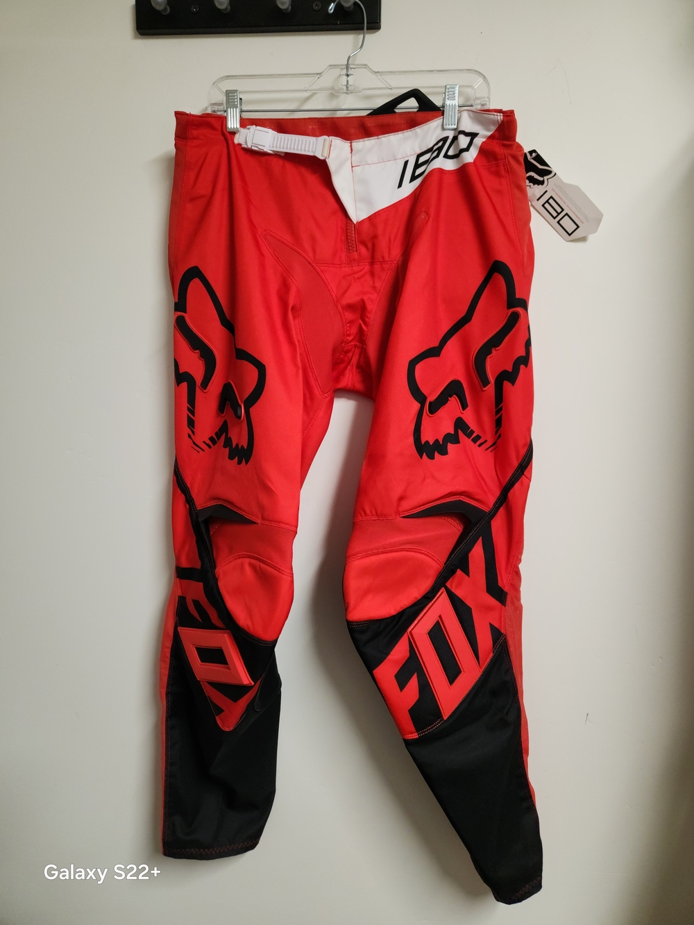 Fox Racing 180 Motocross Pants - Red/Black - Size 36- NWT.  # G16